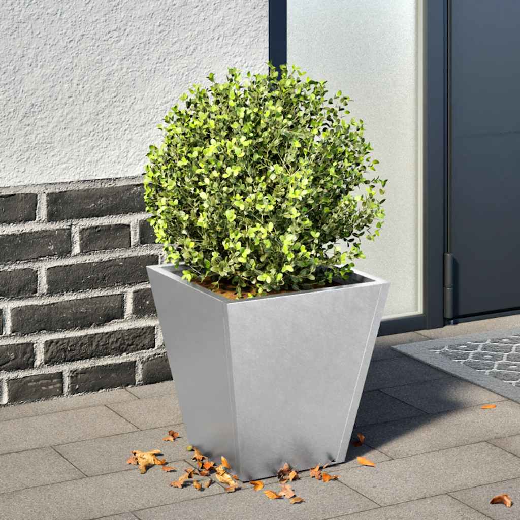 Vidaxx Pflanzgefäß 30x30x30 cm aus verzinktem Stahl