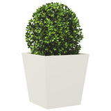 Vidaxl plantenbak 40x40x40 cm staal wit