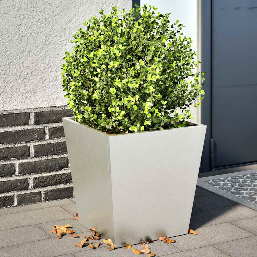 Vidaxx Pflanzgefäße 2 Stück 40x40x40 cm Edelstahl