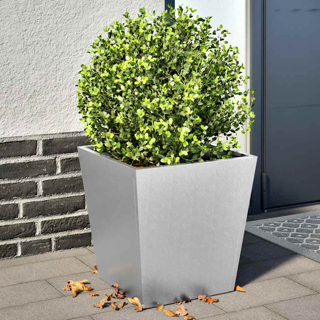 Vidaxx Pflanzgefäße 2 Stück 40x40x40 cm verzinkter Stahl