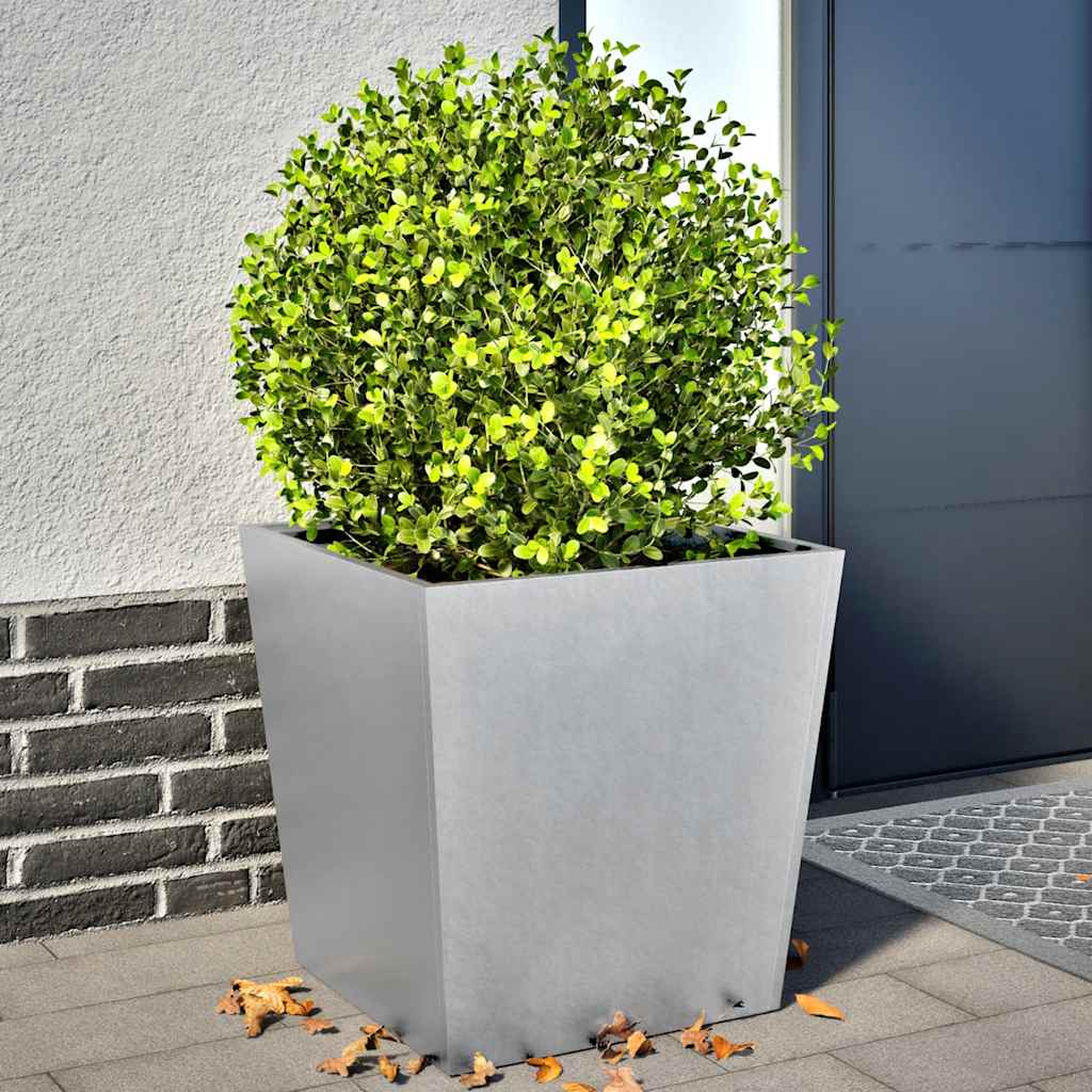 Vidaxx Pflanzgefäße 2 Stück 50x50x50 cm verzinkter Stahl