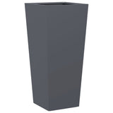 Vidaxx Pflanzgefäß 35x35x75 cm Stahl Anthrazit