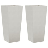 Vidaxx Pflanzgefäße 2 Stück 35x35x75 cm Edelstahl