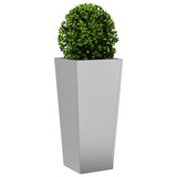 Vidaxl plantenbak 35x35x75 cm gegalvaniseerd staal