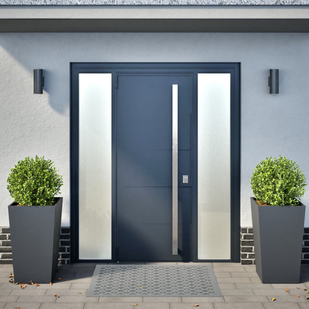 Vidaxx Pflanzgefäße 2 Stk. 45x45x75 cm Stahl Anthrazit