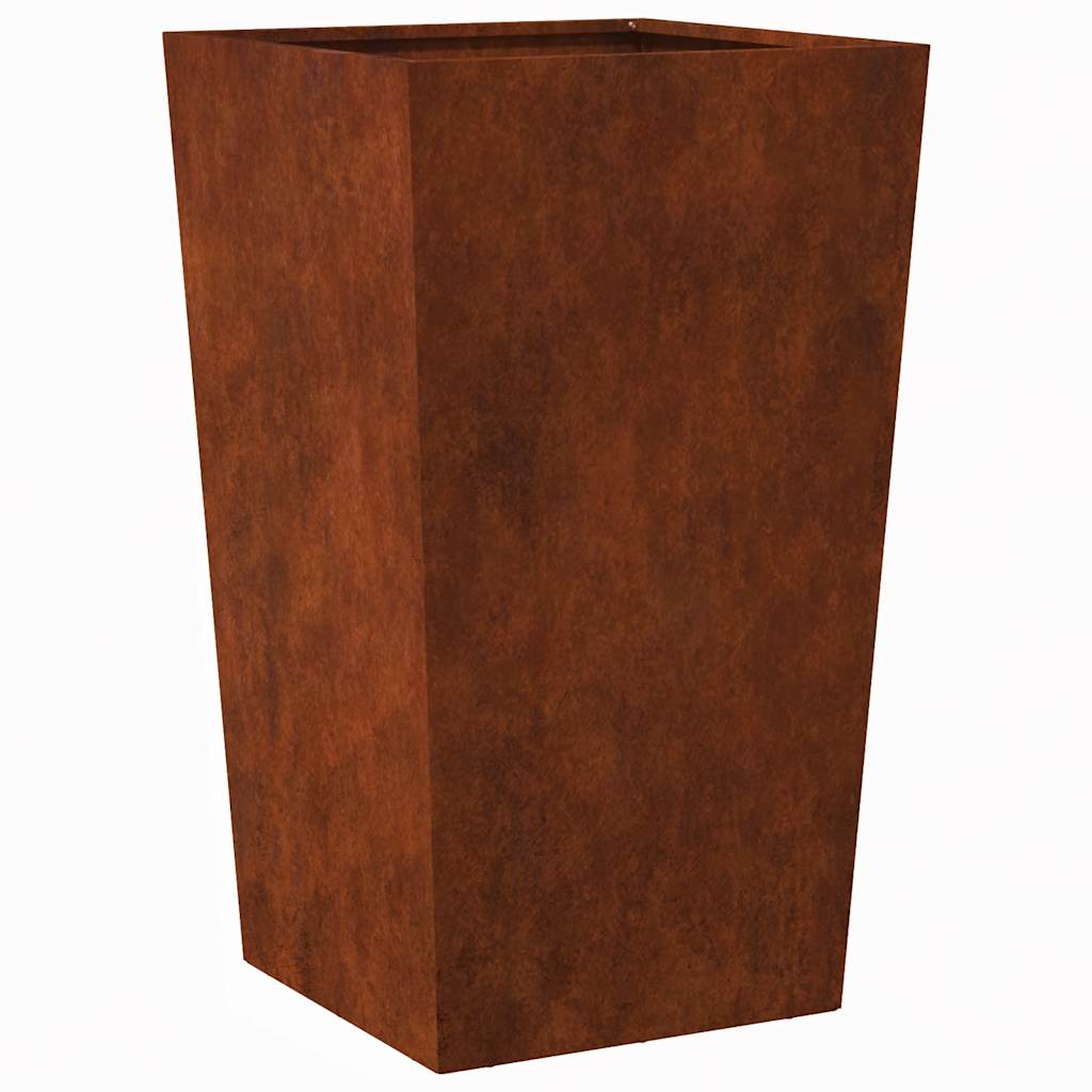 Vidaxx Pflanzgefäß 45x45x75 cm wetterfester Stahl