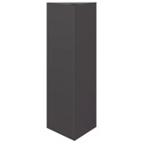 Vidaxx Pflanzgefäß Dreieck 30x26x75 cm Stahl schwarz