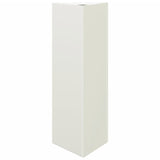 Vidaxx Pflanzgefäß Dreieck 30x26x75 cm Stahl weiß