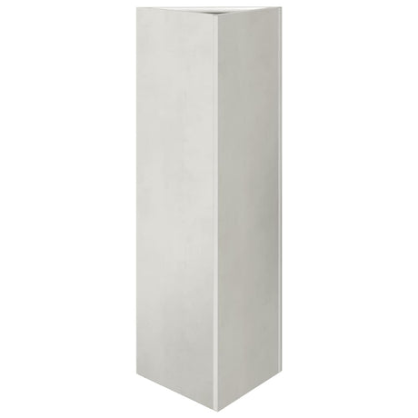 Vidaxx Pflanzgefäß Dreieck 30x26x75 cm Edelstahl