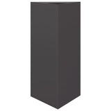 Vidaxx Pflanzgefäß Dreieck 40x34,5x70 cm Stahl schwarz