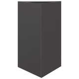 Vidaxx Pflanzgefäß Dreieck 50x43x75 cm Stahl schwarz