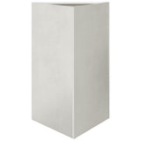 Vidaxx Pflanzgefäß Dreieck 50x43x75 cm Edelstahl