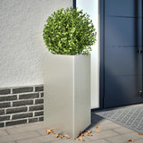 Vidaxx Pflanzgefäß Dreieck 50x43x75 cm Edelstahl