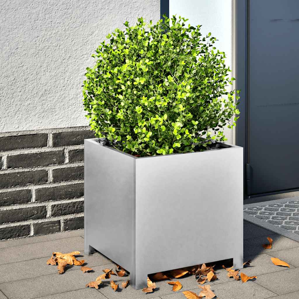Vidaxx Pflanzenbank 40x40x40 cm verzinkter Stahl