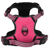 Vidaxl Hundegeschirr mit reflektierenden Streifen verstellbar XL Pink