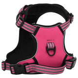 Vidaxl Hundegeschirr mit reflektierenden Streifen verstellbar XL Pink
