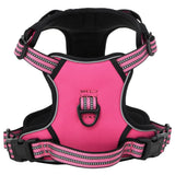 VidaXL Hundegeschirr mit Leine und Halsband verstellbar S Pink