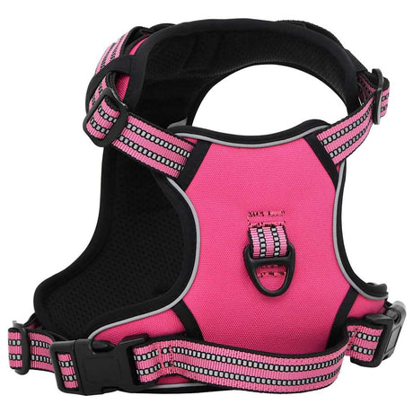 VidaXL Hundegeschirr mit Leine und Halsband verstellbar in Rosa