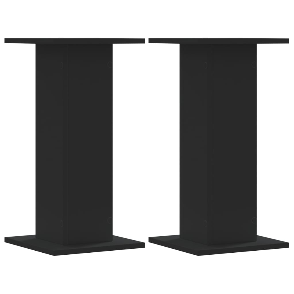 Altavoz Vidaxl se encuentra 2 pcs 30x30x60 cm de madera procesada negra