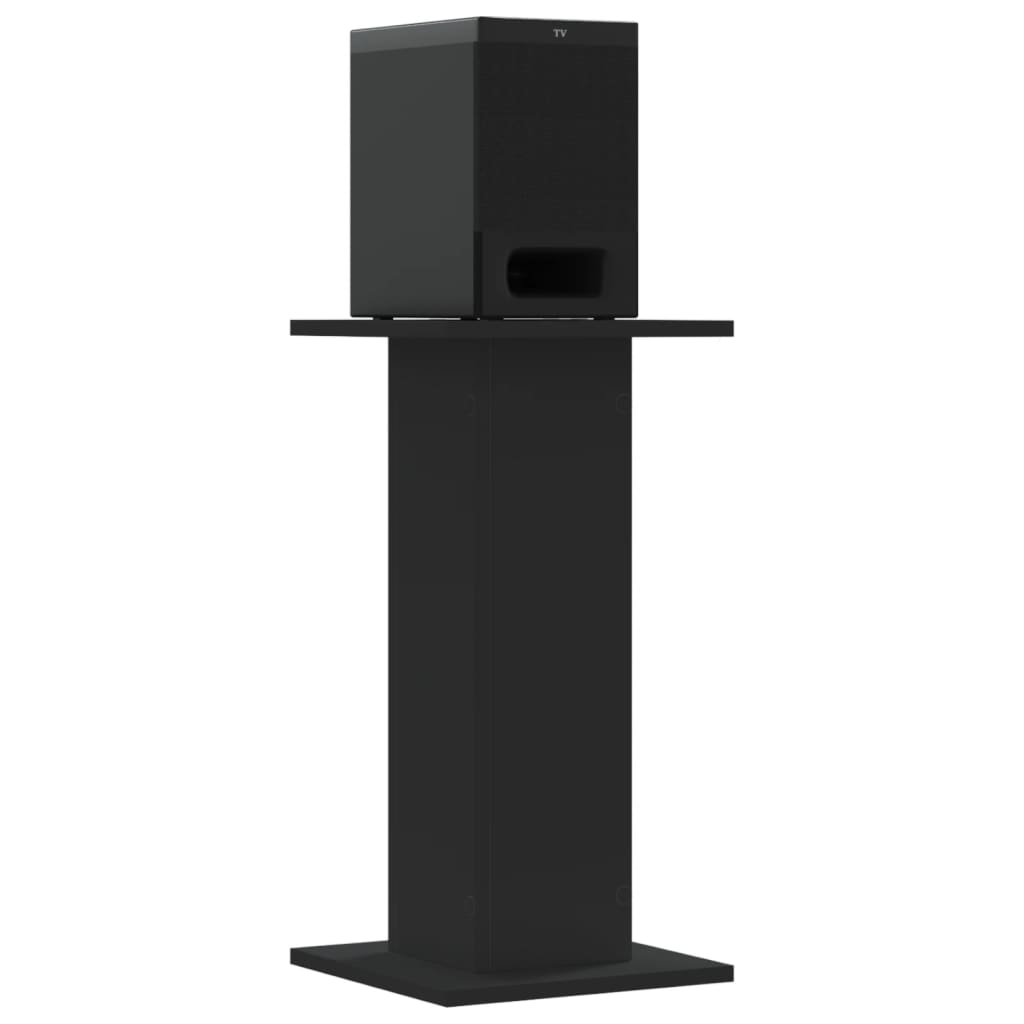 Altavoz Vidaxl se encuentra 2 pcs 30x30x60 cm de madera procesada negra