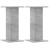 Zvočnik Vidaxl stoji 2 PCS 30x30x60 cm predelani les betongrijs