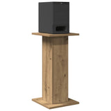 VidaXL Lautsprecherständer 2 Stück 30x30x60 cm Holz, handwerklich eichenfarben