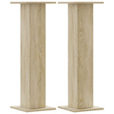 Vidaxl Speaker stands 2 pcs 30x30x95 cm Processed wood Sonoma Oak