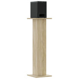 Vidaxx Lautsprecherständer 2 Stück 30x30x95 cm Holzwerkstoff Sonoma-Eiche