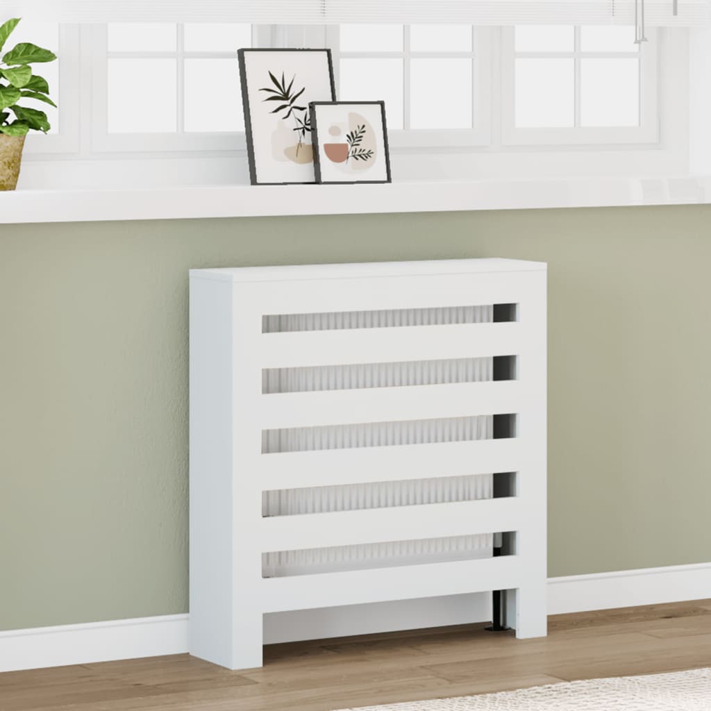 Vidaxl Radiatorom Construction 78x20x82 cm Behandlet trehvit