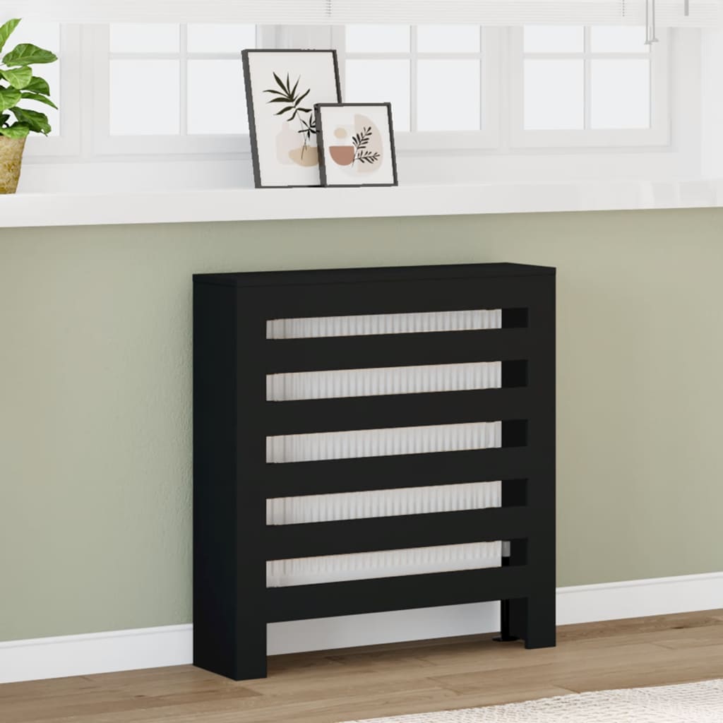 Vidaxl Radiatorom Construction 78x20x82 cm Behandlet tre svart