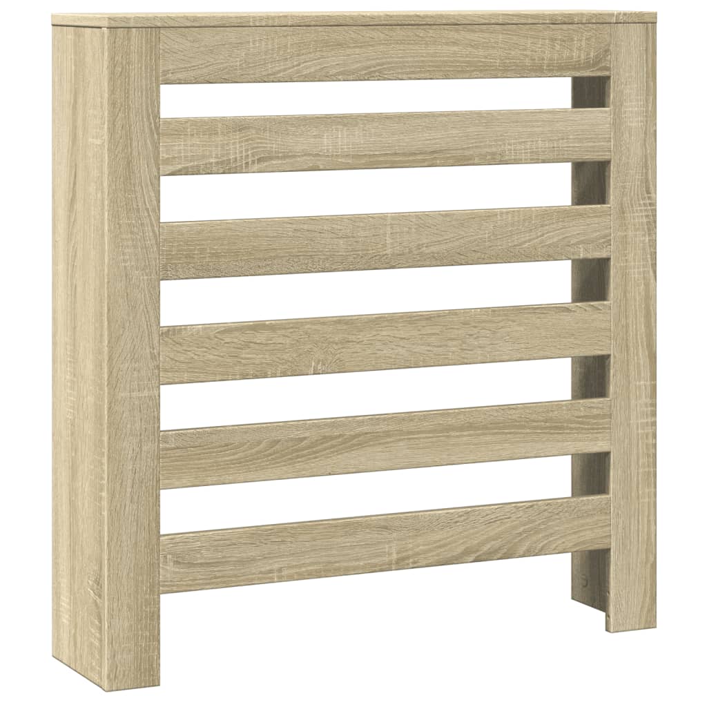 VIDAXL -Radiatorkonstruktion 78x20x82 cm verarbeitetes Holz Sonoma Eiche -Colored