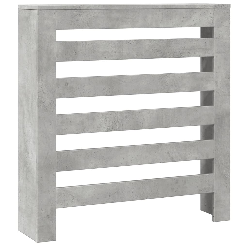 Vidaxx Heizkörperverkleidung 78x20x82 cm Holzwerkstoff Betongrau