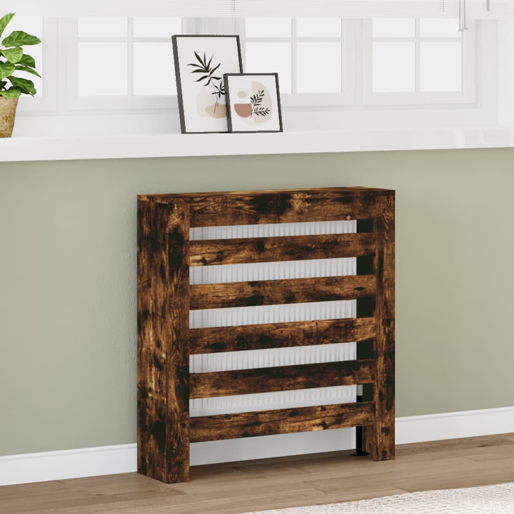 Vidaxx Heizkörpergehäuse 78x20x82 cm verarbeitetes Holz, geräucherte Eiche