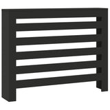 Vidaxx Heizkörpergehäuse 104x20x82 cm, lackiertes Holz schwarz