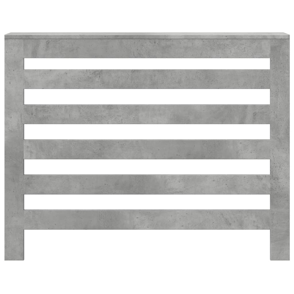 Vidaxx Heizkörperverkleidung 104x20x82 cm Holzwerkstoff Betongrau