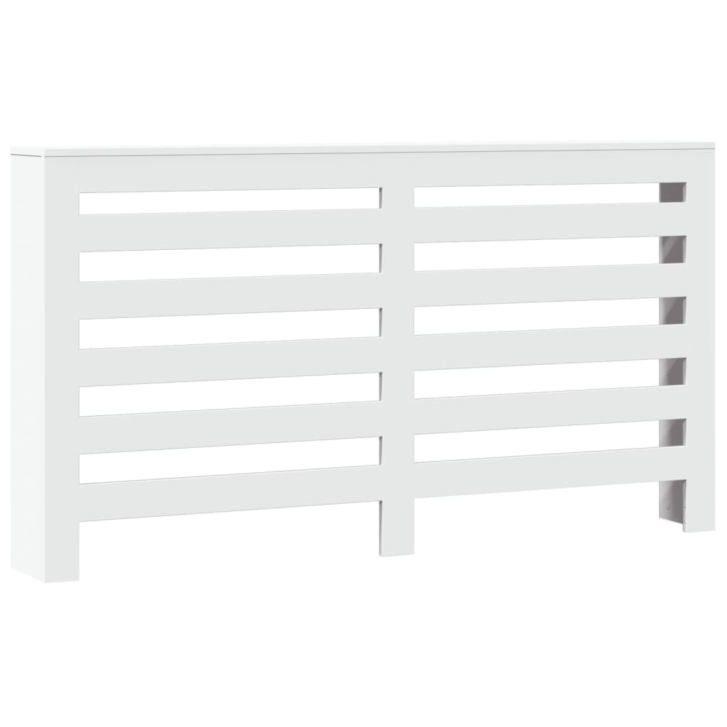 Vidaxl Radiatorom Construction 149x20x82 cm Bianco in legno trasformato