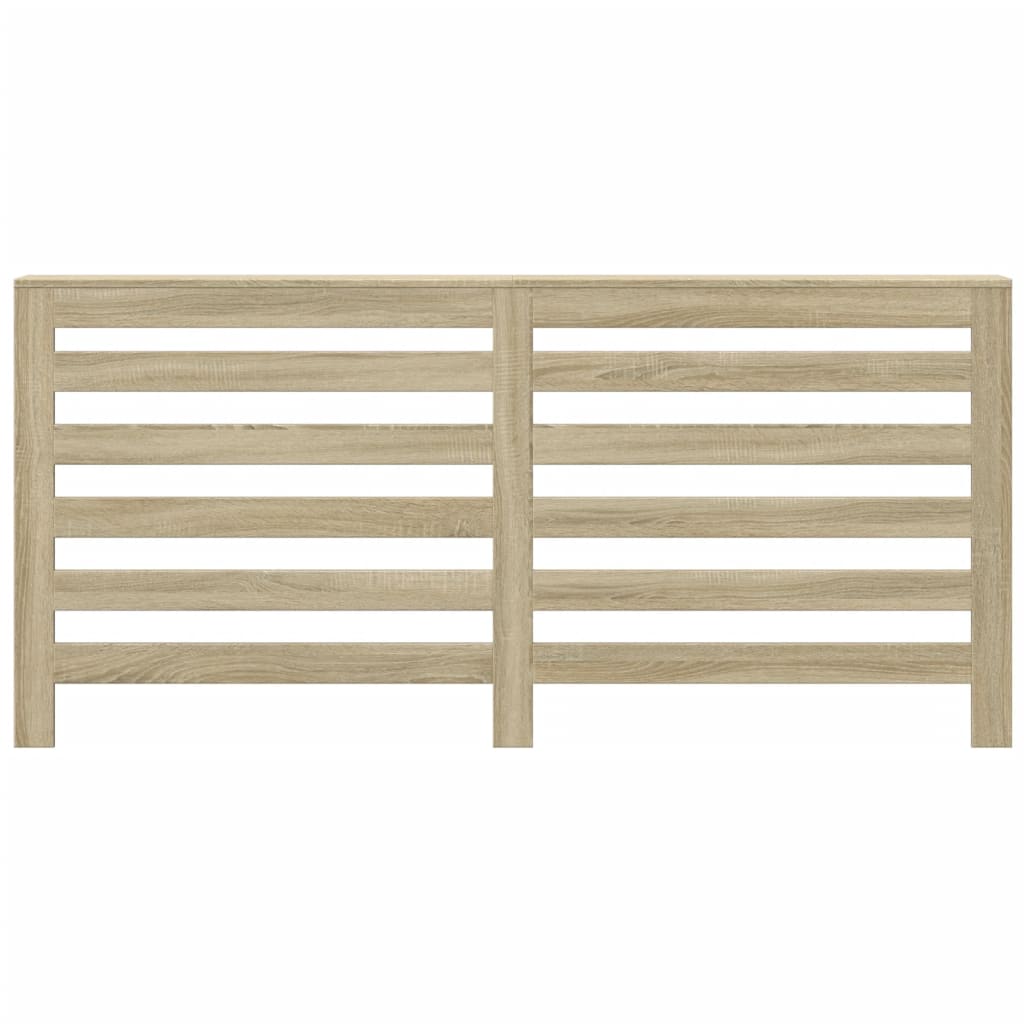 VIDAXL -Radiatorkonstruktion 175 x 20 x 82 cm verarbeitetes Holz Sonoma Eichefarbe