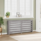 Vidaxl RadiatorOM Construction 175x20x82 cm predelana lesena siva Sonoma Oak