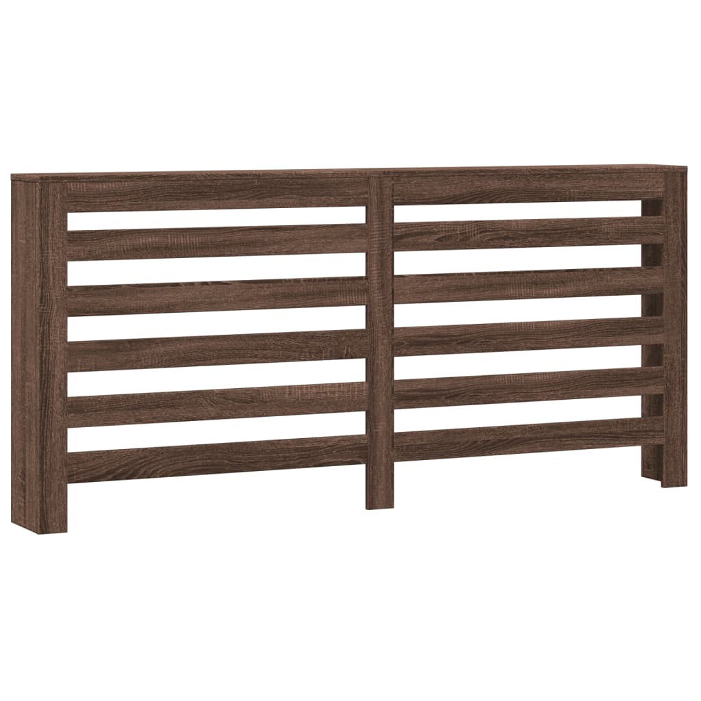 VIDAXL -Radiatorkonstruktion 175x20x82 cm verarbeiteter Holzbraune Eiche gefärbt