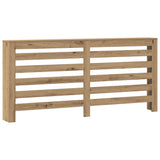 VidaXL Heizkörpergehäuse 175 x 20 x 82 cm, handgefertigtes Holz, handwerkliche Eichenfarbe