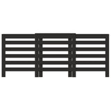 Vidaxl Radiatorom Construction 205x21.5x83,5 cm Black in legno trasformato