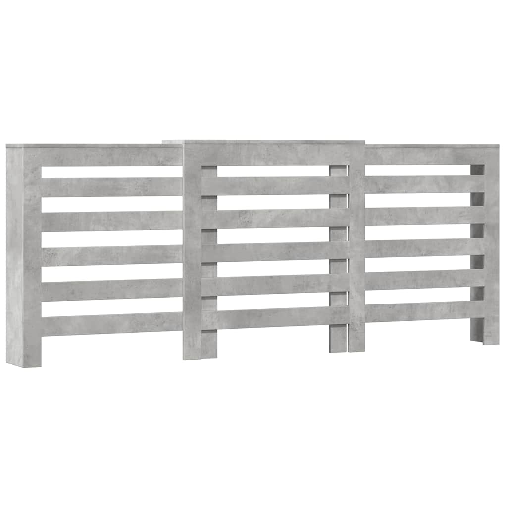 Vidaxx Heizkörperumbau 205x21,5x83,5 cm Holzwerkstoff Betongrau
