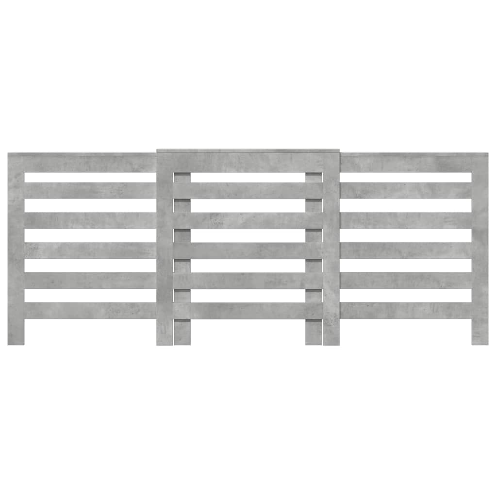 Vidaxx Heizkörperumbau 205x21,5x83,5 cm Holzwerkstoff Betongrau