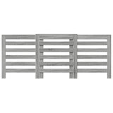 Vidaxx-Heizkörperverkleidung 205 x 21,5 x 83,5 cm, Holzwerkstoff Sonoma-Eiche grau