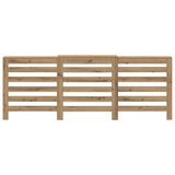 Vidaxx-Heizkörpergehäuse 205 x 21,5 x 83,5 cm, handgefertigtes Holz, handwerkliche Eiche