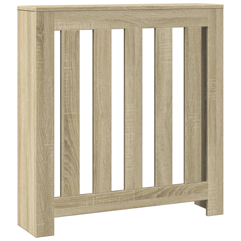 VIDAXL -Radiatorkonstruktion 78x20x82 cm verarbeitetes Holz Sonoma Eiche -Colored