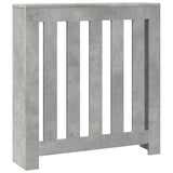 Vidaxl Radiatorom Construction 78x20x82 cm Forarbejdet træ Betongrijs