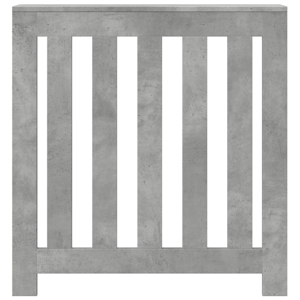 Vidaxx Heizkörperverkleidung 78x20x82 cm Holzwerkstoff Betongrau
