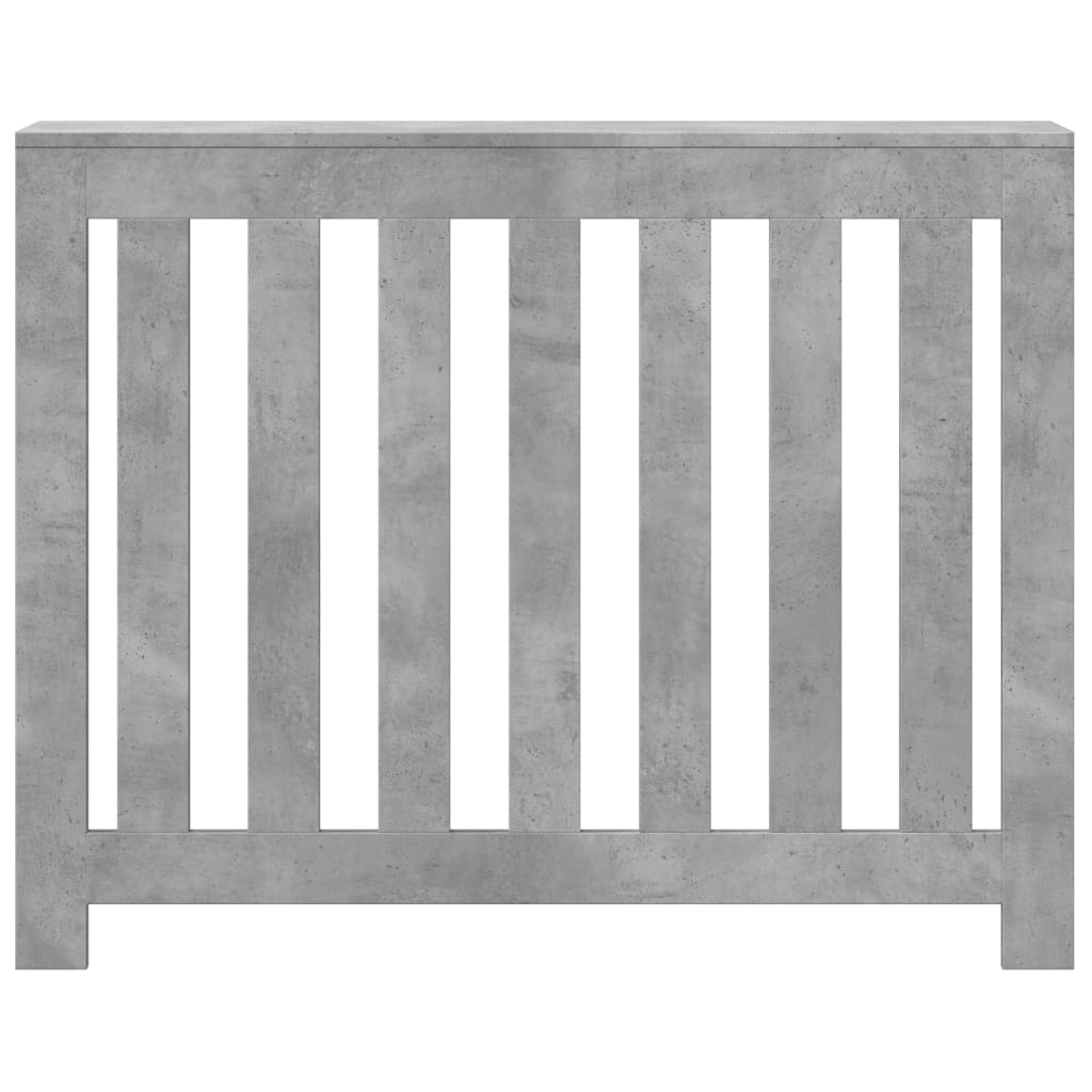 Vidaxx Heizkörperverkleidung 104x20x82 cm Holzwerkstoff Betongrau