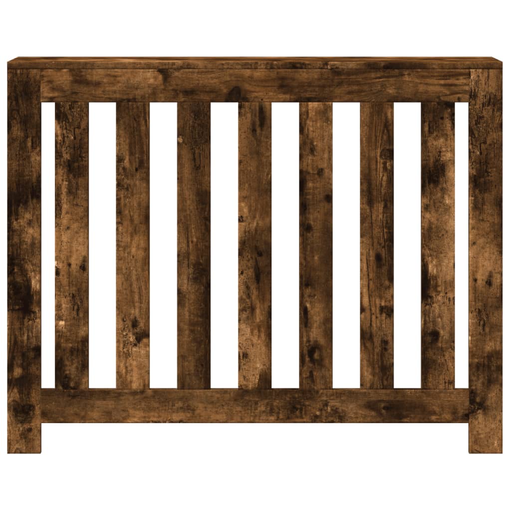 VidaXL Heizkörpergehäuse 104 x 20 x 82 cm, Holzwerkstoff, geräucherte Eiche